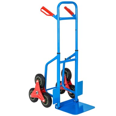 tectake Trappkärra upp till 100kg - blå