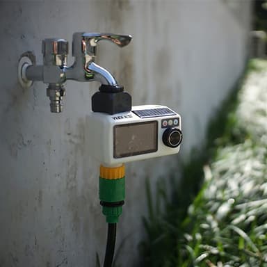 Solcellsdriven bevattningstimer