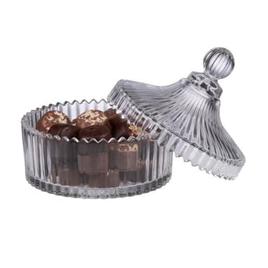 Alpina Glasburk med lock 14cm