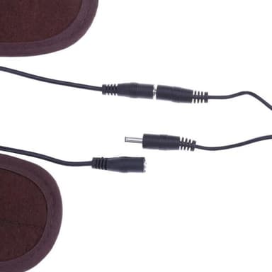 Värmesulor med USB-anslutning och supermjuk sammet - storlek 43-44