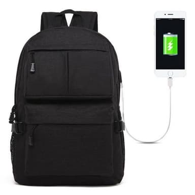 Laptop-ryggsäck för datorer upp till 15,6 tum – USB-laddport