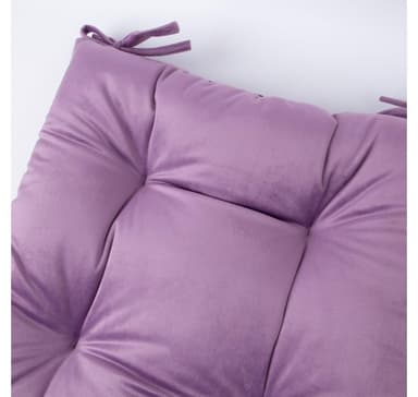 Stolsdyna VELVET 2, 40x40cm, lila