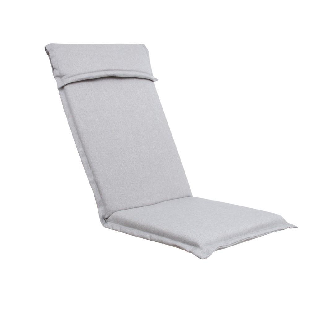 Stolsdyna FLORIDA 48x115xH6cm, gråbeige
