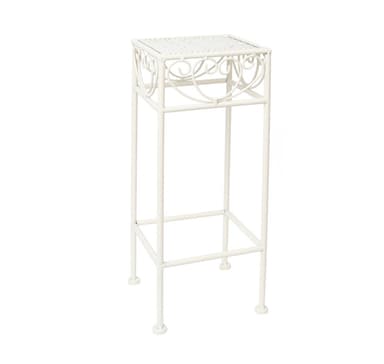 Blomstativ SANDY 18x18xH50cm, antikvit