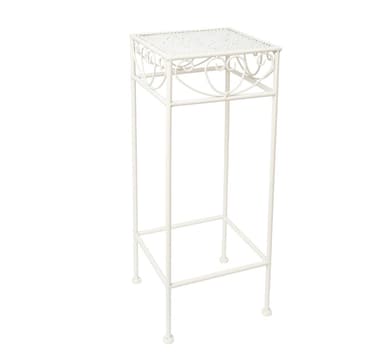 Blomstativ SANDY 23x23xH60cm, antikvit