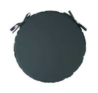 Stolsdyna OHIO-2 vattentät, D38xH2,5cm, mörkgrå