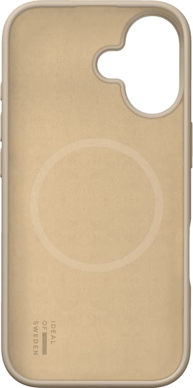 iDeal of Sweden Silicone iPhone 16 fodral (beige)