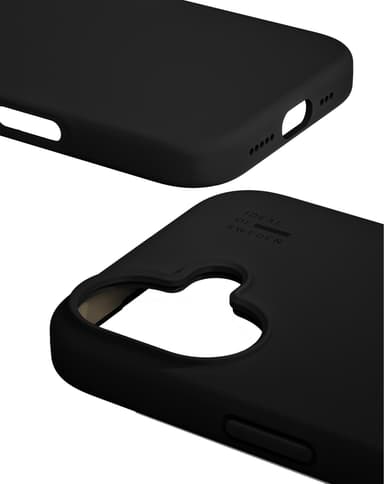 iDeal of Sweden Silicone iPhone 16 fodral (svart)
