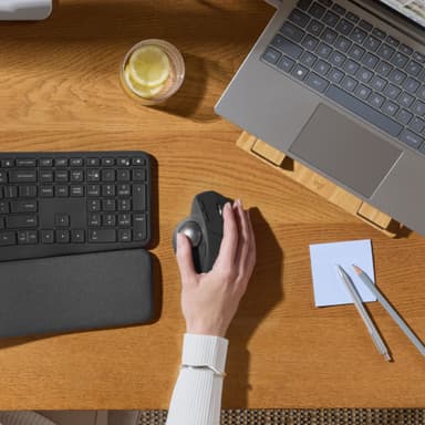 Logitech MX Ergo S Advanced Wireless Trackball mus (svart)