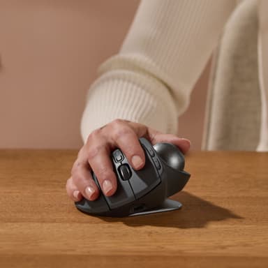 Logitech MX Ergo S Advanced Wireless Trackball mus (svart)
