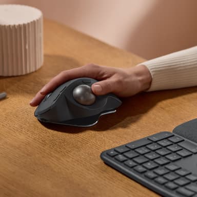 Logitech MX Ergo S Advanced Wireless Trackball mus (svart)