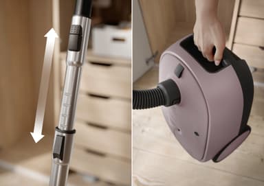Electrolux Clean 600 Dammsugare med påse EB61C2WP