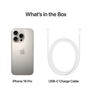 iPhone 16 Pro 5G smartphone 512GB Natural Titanium
