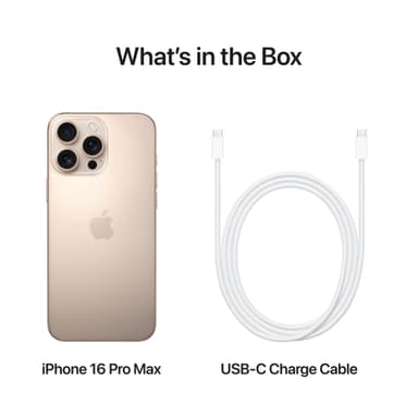 iPhone 16 Pro Max 5G smartphone 256GB Desert Titanium