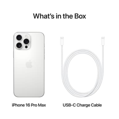 iPhone 16 Pro Max 5G smartphone 1TB White Titanium