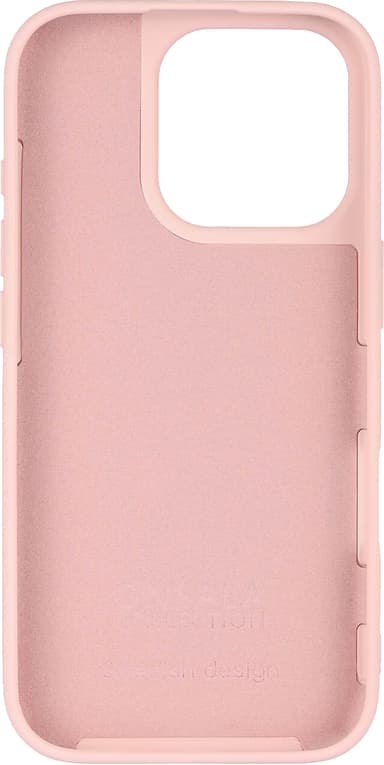 Onsala iPhone 16 Pro silicone fodral (kritrosa)