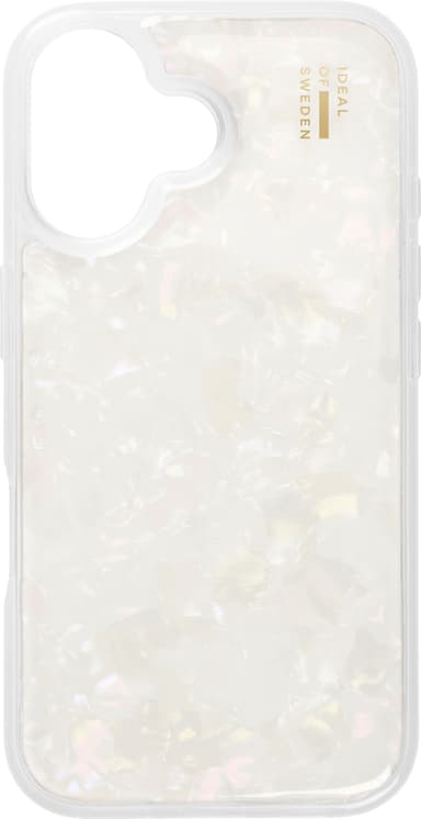 Ideal of Sweden iPhone 16 cover (pärlvitt)