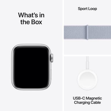 Apple Watch SE 2nd Gen 40mm LTE (Silver Alu/Blue Cloud sportloop)