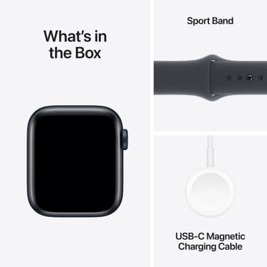 Apple Watch SE 2nd Gen 40mm GPS (Midnight Alu/Midnight sportband M/L)
