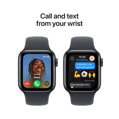 Apple Watch SE 2nd Gen 40mm GPS (Midnight Alu/Midnight sportband M/L)