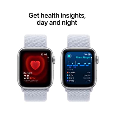 Apple Watch SE 2nd Gen 40mm LTE (Silver Alu/Blue Cloud sportloop)