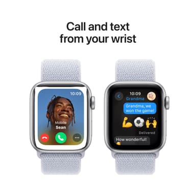 Apple Watch SE 2nd Gen 40mm LTE (Silver Alu/Blue Cloud sportloop)