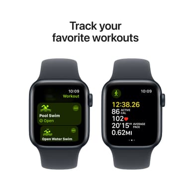 Apple Watch SE 2nd Gen 40mm GPS (Midnight Alu/Midnight sportband M/L)