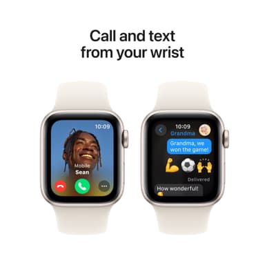 Apple Watch SE 2nd Gen 40mm GPS (Starlight Alu/Starlight sportband S/M)