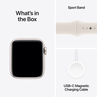 Apple Watch SE 2nd Gen 40mm GPS (Starlight Alu/Starlight sportband S/M)