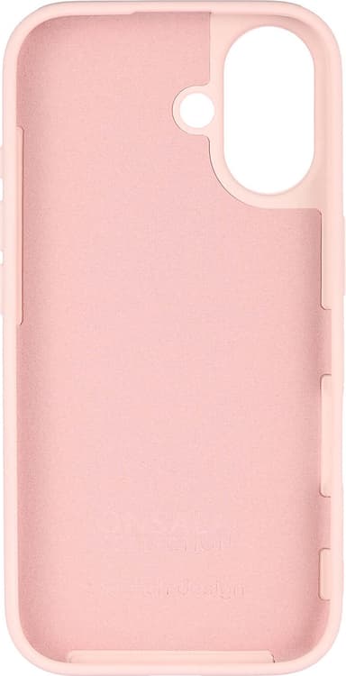 Onsala iPhone 16 silicone fodral (kritrosa)