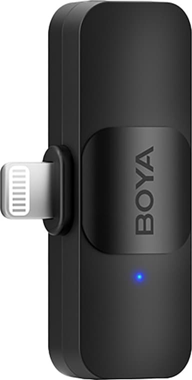 BOYA BY-V1 mini lightning trådlös mikrofon (svart)