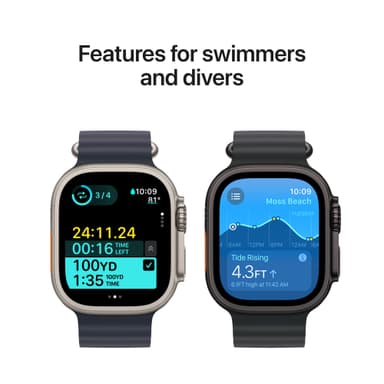 Apple Watch Ultra 2 49mm GPS+CEL (Natural Titanium/Navy Ocean Band)