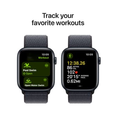Apple Watch SE 2nd Gen 44mm GPS (Midnight Alu/Ink sportloop)