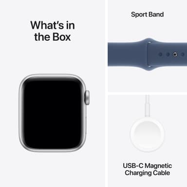 Apple Watch SE 2nd Gen 40mm LTE (Silver Alu/Denim sportband S/M)