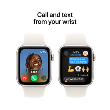 Apple Watch SE 2nd Gen 44mm GPS (Starlight Alu/Starlight sportband M/L)
