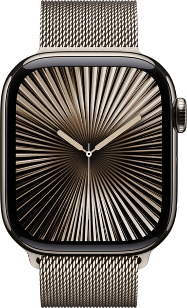 Apple Watch S10 42mm GPS+Cel (Natural Titanium/Natural Milanese Loop)