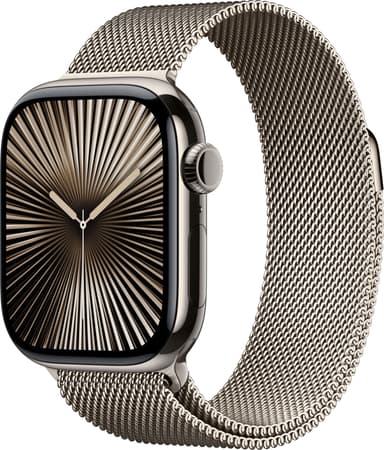 Apple Watch S10 42mm GPS+Cel (Natural Titanium/Natural Milanese Loop)