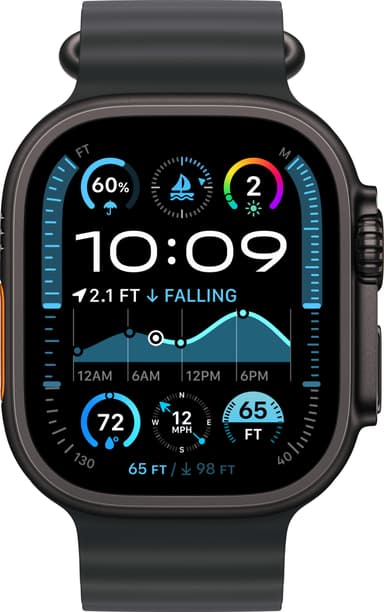 Apple Watch Ultra 2 49mm GPS+CEL (Black Titanium/Black Ocean Band)
