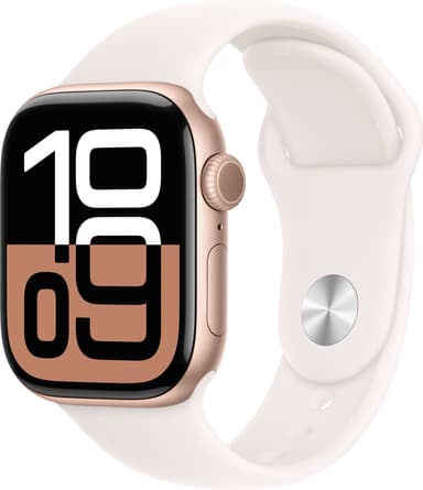 Apple Watch S10 42mm GPS+Cel (Rose Gold Alu/Light Blush Sport Band) S/M