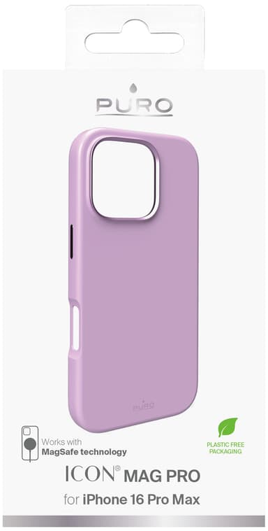 Puro Icon Mag Pro iPhone 16 Pro Max fodral (rosa)