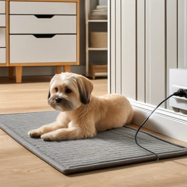 DIGEL HEAT Värmematta för Hundar och Katter - Grå, 170 Watt 100 x 60 cm
