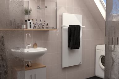 Slimline IR Handduks Värmare -  - 320 Watt - 7 m2 (1200 x 350)