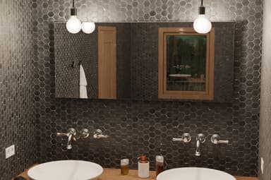 Slimline IR Spegel Värmare - - 320 Watt - 7 m2 (1200 x 350)