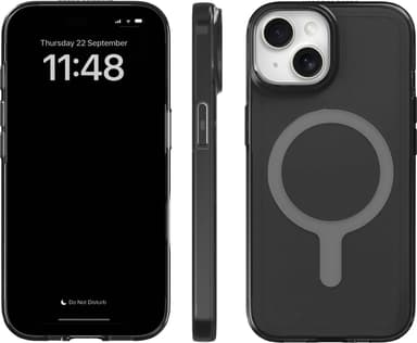 A Good Company iPhone 15 CLRPRTCT tonat fodral (svart)