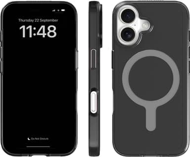 A Good Company iPhone 16 CLRPRTCT tonat fodral (svart)