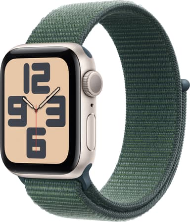 Apple Watch SE 2nd Gen 40mm GPS (Starlight Alu/Lake Green sportloop)