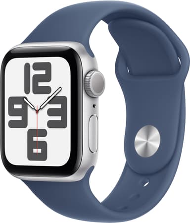 Apple Watch SE 2nd Gen 44mm LTE (Silver Alu/Denim sportband M/L)