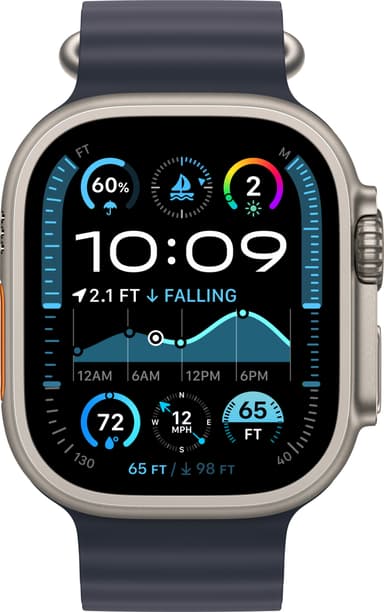 Apple Watch Ultra 2 49mm GPS+CEL (Natural Titanium/Navy Ocean Band)