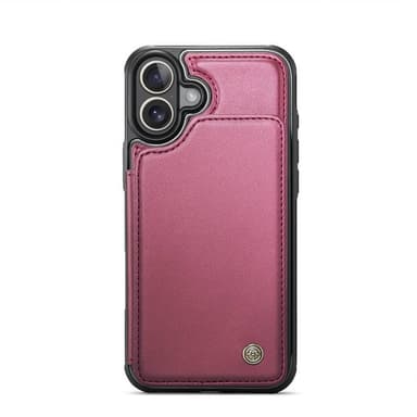 CaseMe mobilfodral C22 iPhone 16 Plus - Vinröd