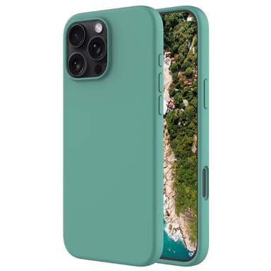 Liquid silikon skal iPhone 16 Pro - Pine Green